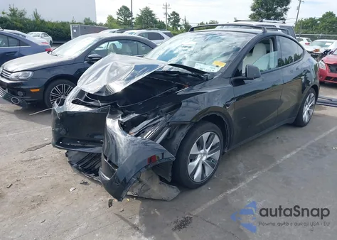 2023 Tesla Model Y Awd/Long Range Dual Motor All-Wheel Drive из США, поврежденный, VIN 7SAYGAEE4PF961191